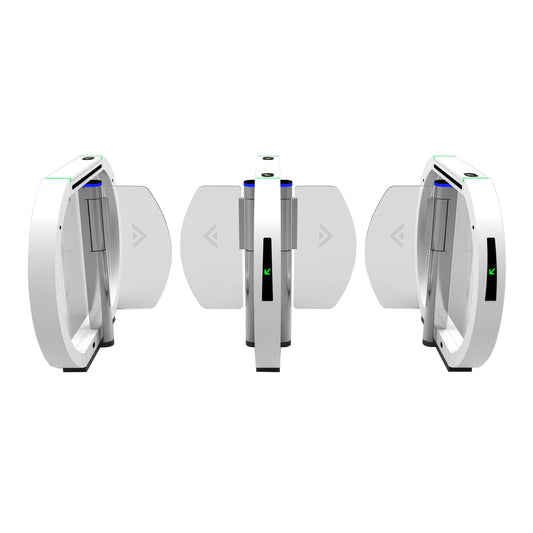 Bosiny S890 Personalized Spherical Ultra-thin 304 Stainless Steel Chassis Speed Gate Swing Acrylic Door Wing Brake Luxury Turnstile